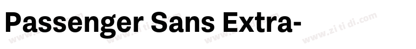 Passenger Sans Extra字体转换 Passenger Sans Extra字体转换